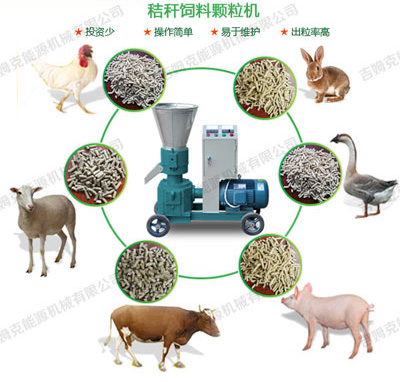 秸稈顆粒機可以加工牛羊豬飼料 也可以做生物質秸稈燃料