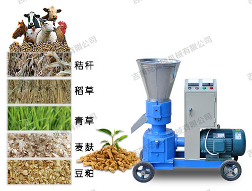 飼料顆粒機適用于各種農作物料